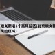 北京顺义新增1个高风险区(北京顺义新增1个高风险区域)