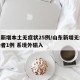 山东新增本土无症状25例/山东新增无症状感染者1例 系境外输入
