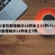 31省份新增确诊24例本土15例/31省份新增确诊12例本土7例
