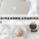 【北京9天无本地新增,北京连续9天无本地新增】